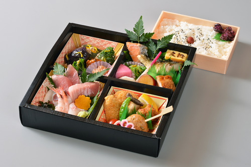 季節の松花堂（刺身入り）※3個より注文可